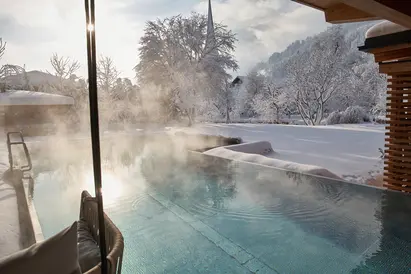 Aussenpool im Winter, 5*Superior Green Spa Hotel